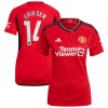 Maglia ufficiale Manchester United Eriksen 14 Casa 2023-24 per Donna